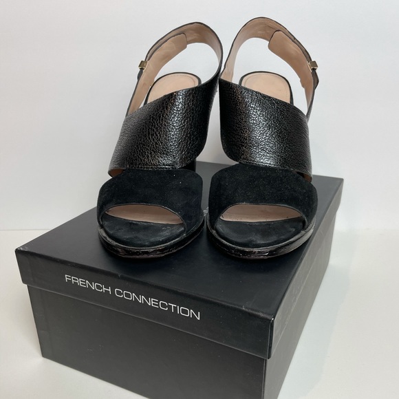 French Connection Leather & Suede Sandal - Picture 10 of 11